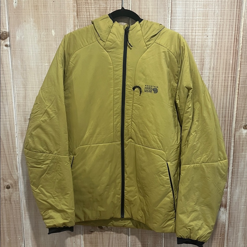 Mountain Hardwear Insulated Mustard Jacket XL